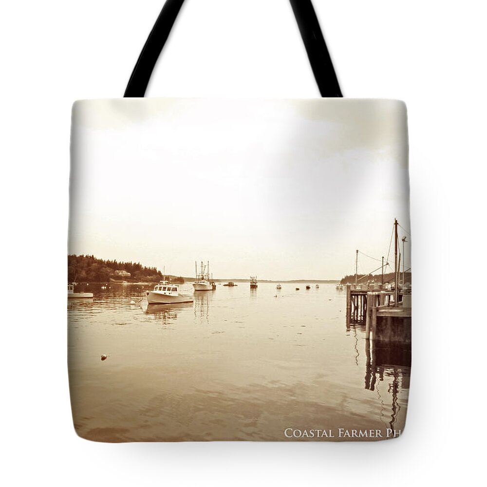 Nature Tote Bag featuring the photograph Port Clyde Maine by Becca Wilcox