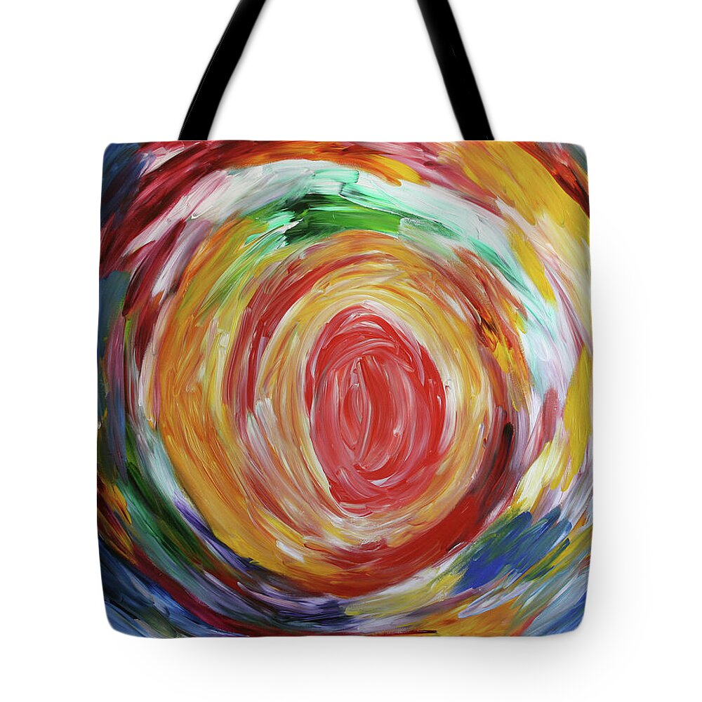 Fusionart Tote Bag featuring the painting Portal by Ralph White