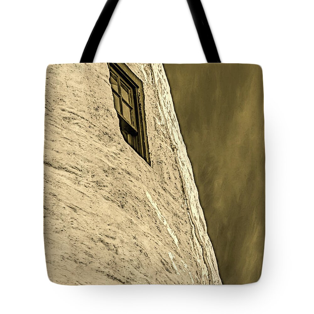 Portland Head Lighthouse Tote Bag featuring the photograph Portland Head Lighthouse window detail by David Smith
