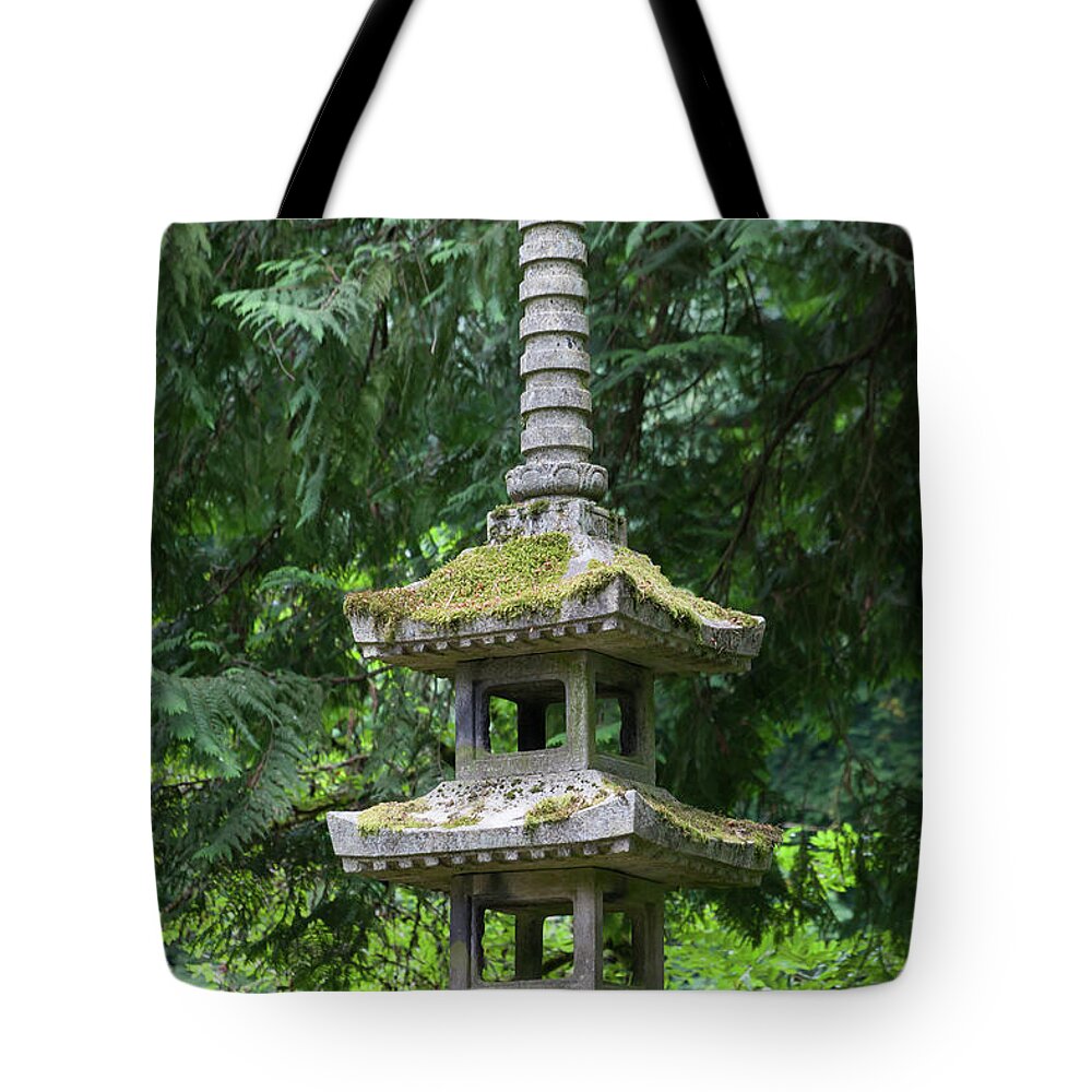 Wingsdomain Tote Bag featuring the photograph Portland Japanese Garden Portland Oregon 5D3796 by Wingsdomain Art and Photography