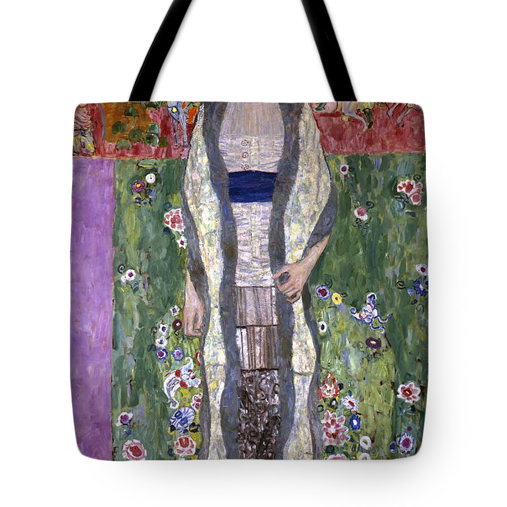 Portrait Of Adele Bloch-bauer Ii Tote Bag featuring the painting Portrait of Adele Bloch-Bauer II by Gustav Klimt
