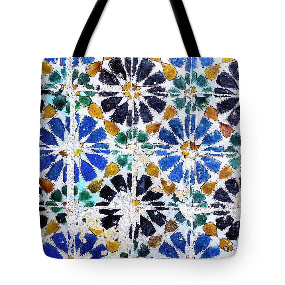 Portugal Tote Bag featuring the photograph Portuguese Tiles by Marion McCristall
