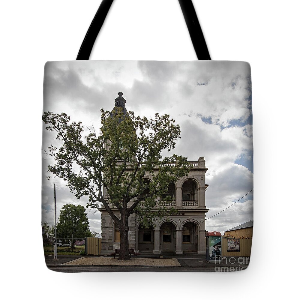 Post Office Tote Bag featuring the photograph Post Your Mail in Style by Linda Lees