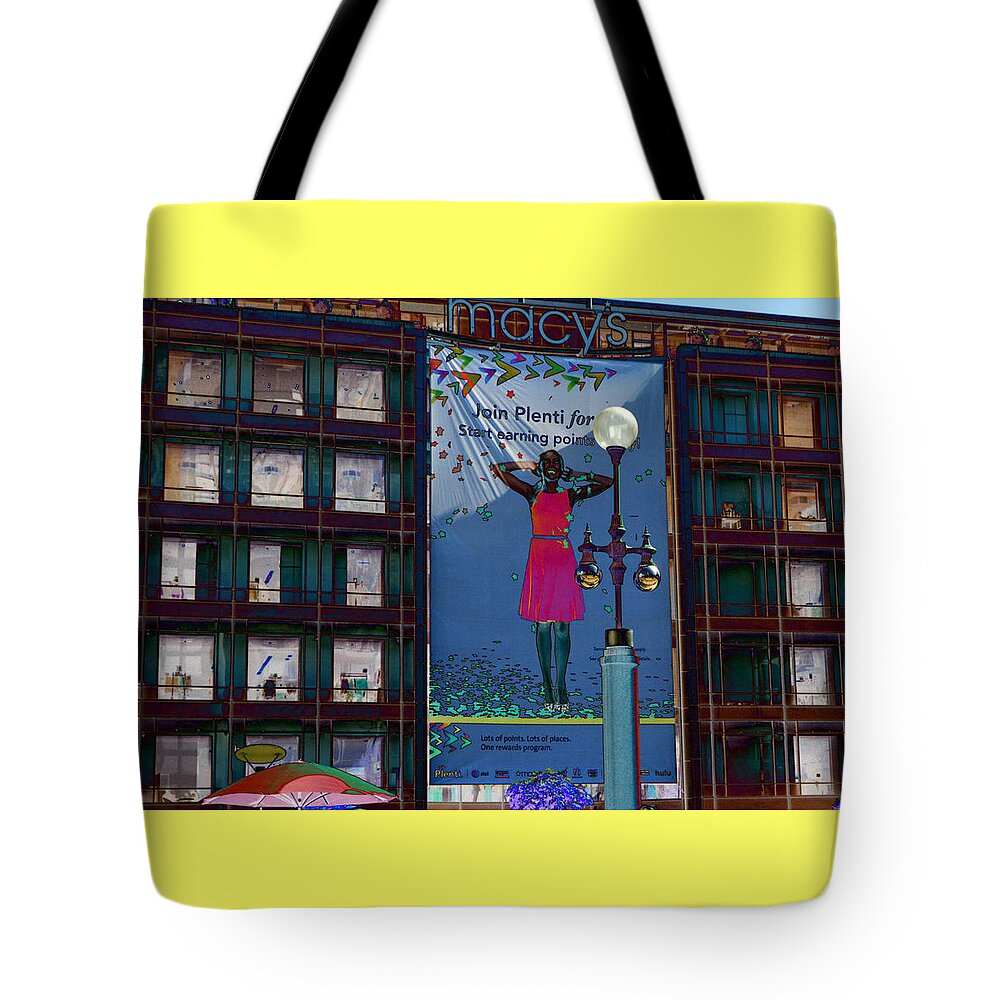 Windows Tote Bag featuring the photograph Poster girl by Tom Kelly