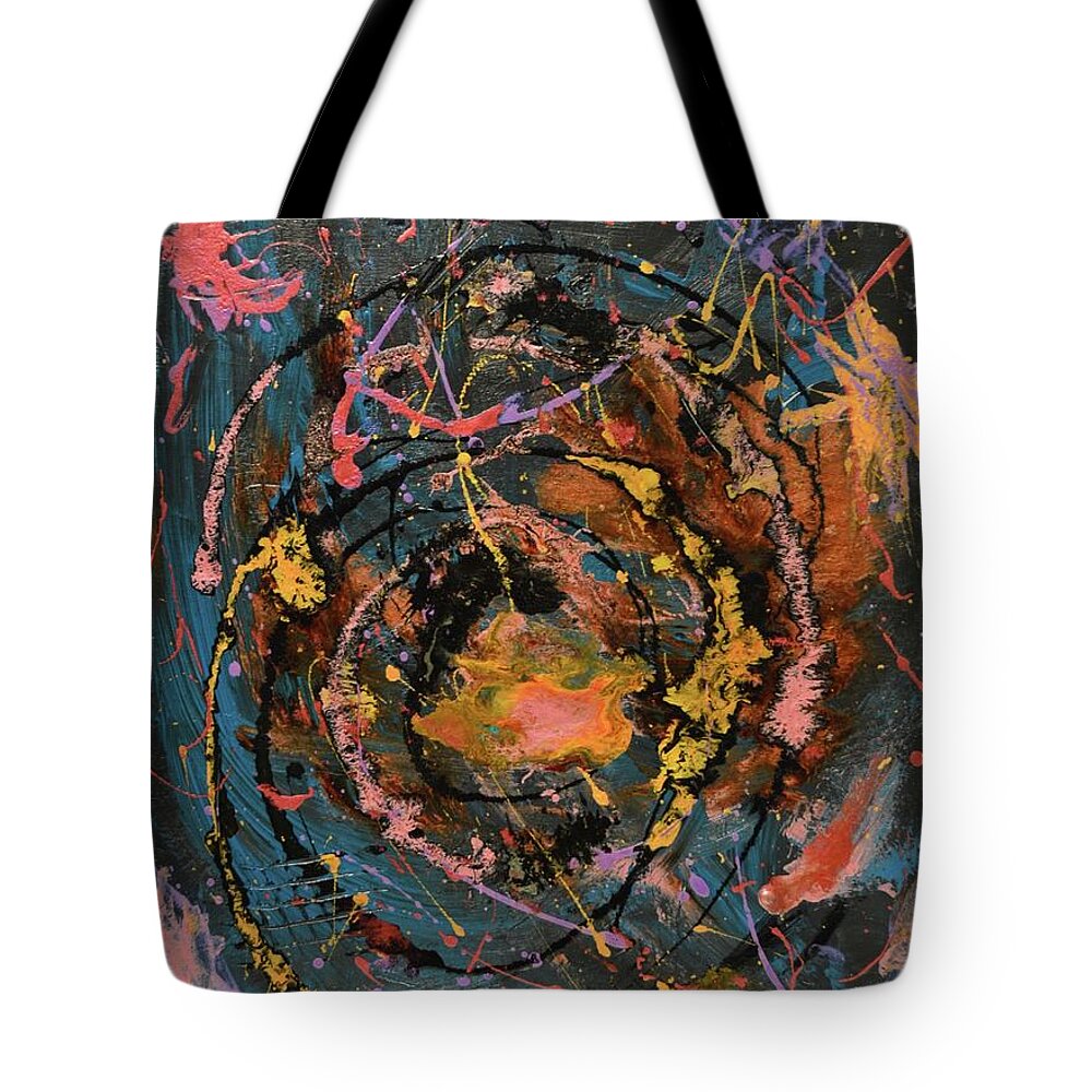 Power Tote Bag featuring the painting Power by Art By G-Sheff