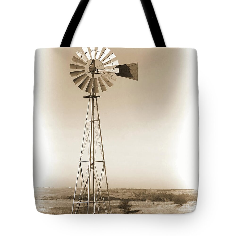 Nebraska Tote Bag featuring the photograph Prairie Guardian by Sylvia Thornton