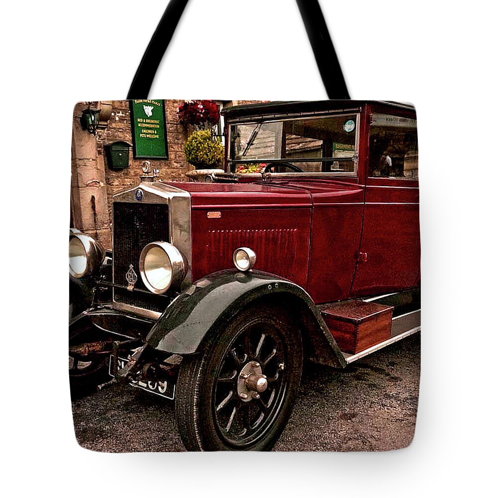 Vehicles Tote Bag featuring the photograph Pre War Vauxhall by Richard Denyer