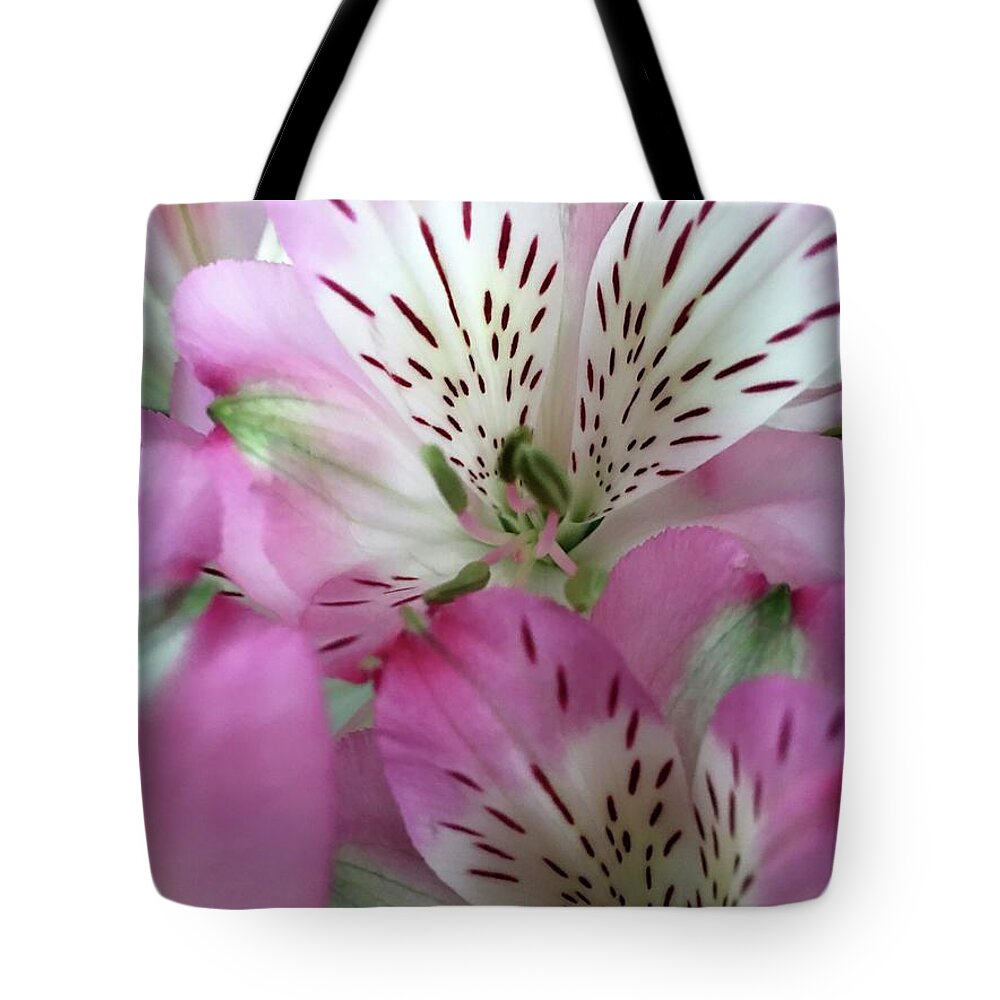 Flower Tote Bag featuring the photograph Precious Beauty by Marian Lonzetta