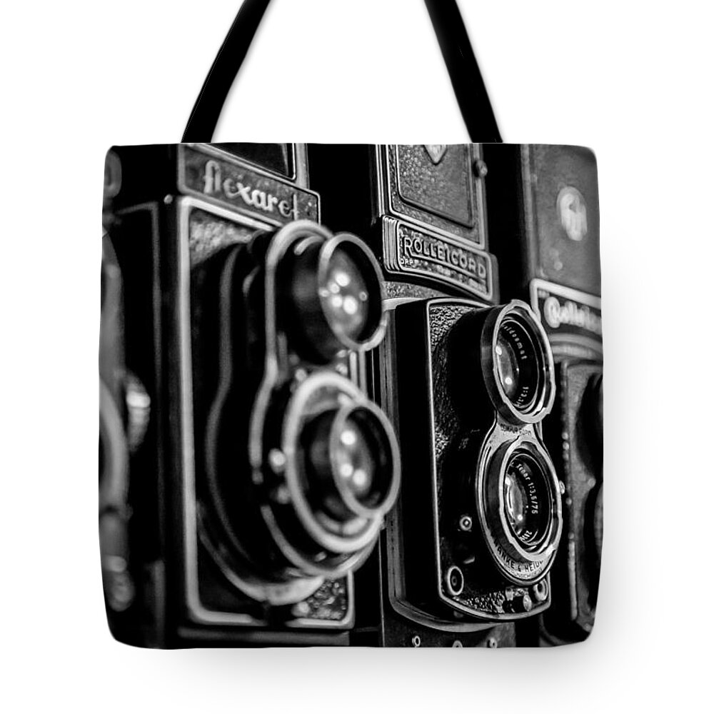 Camera Tote Bag featuring the photograph Precision Equipment by Keith Hawley