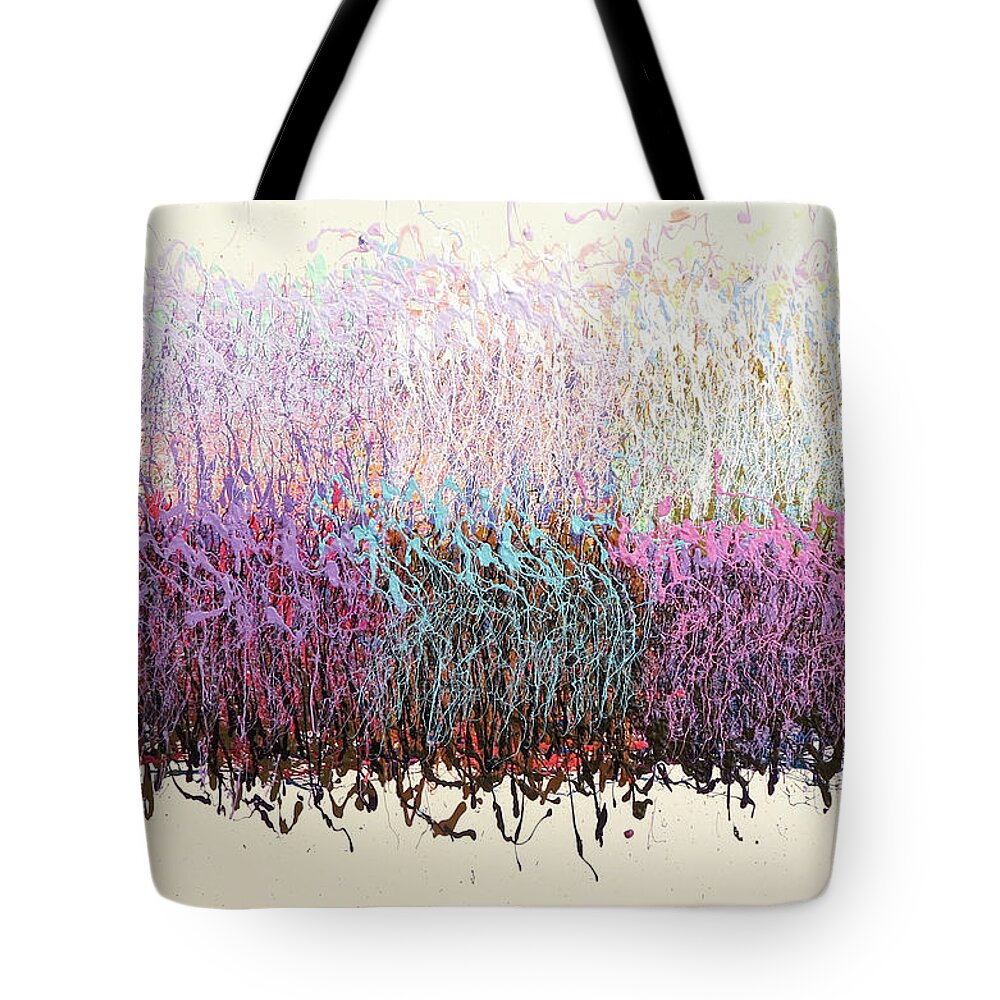 Color Tote Bag featuring the painting PREIMP Four B by Stephen Mauldin
