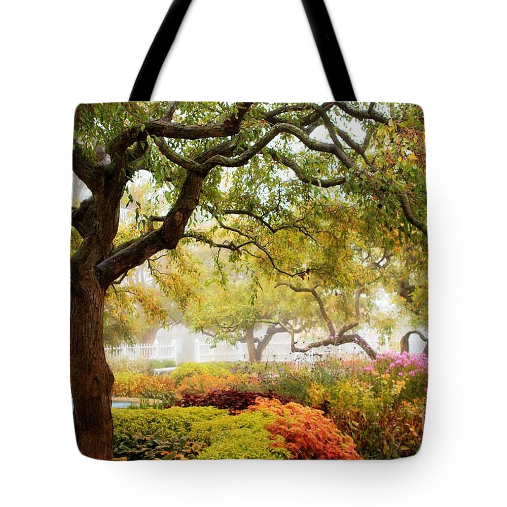 Landscape Tote Bag featuring the photograph Prescott Park #2 by Marcia Lee Jones