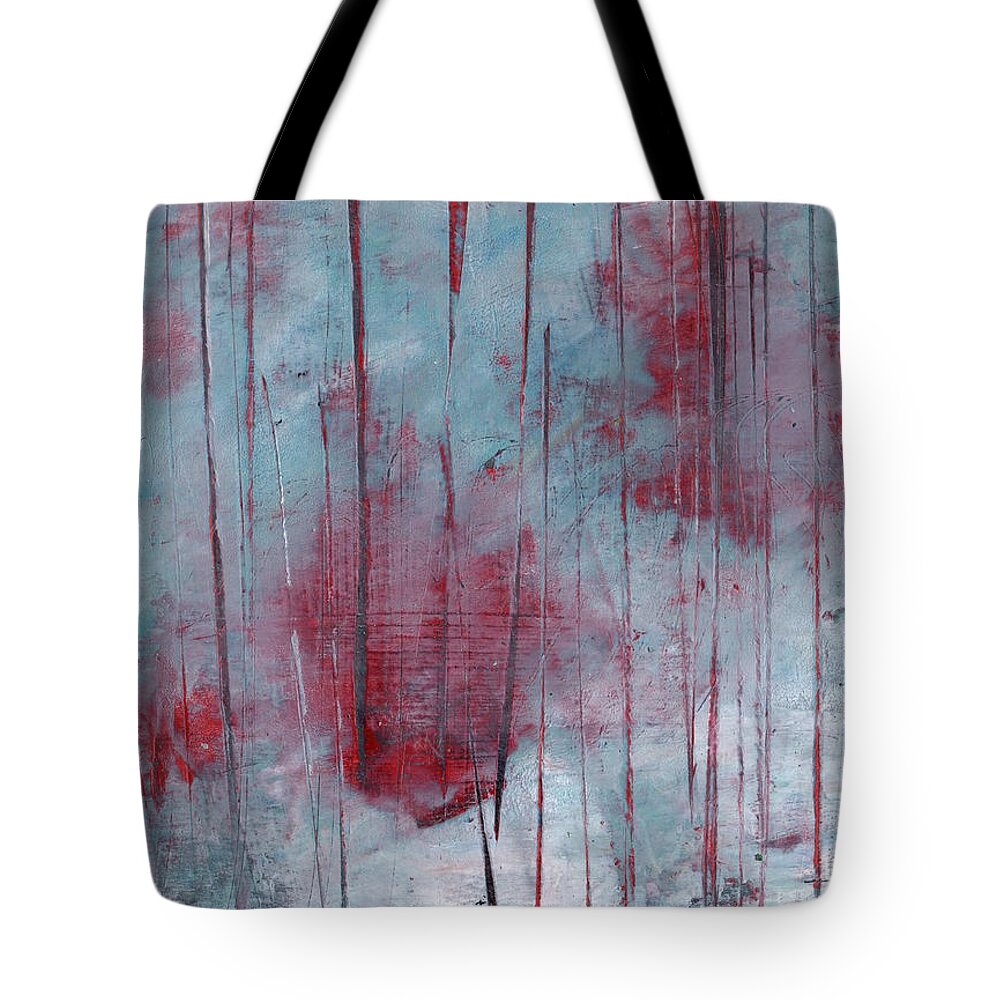 Oil Tote Bag featuring the painting Preserving by Marcy Brennan