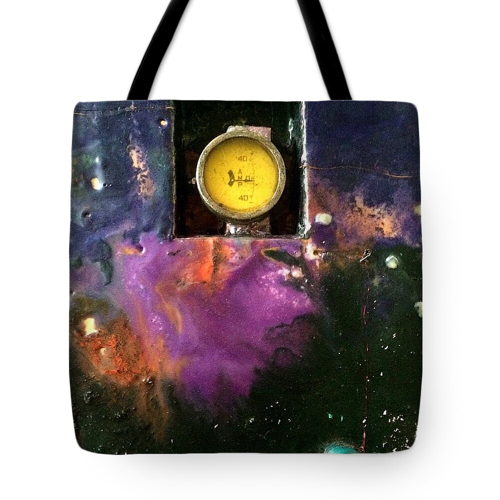 Male Tote Bag featuring the painting Pressure Box Three by Greg Hester