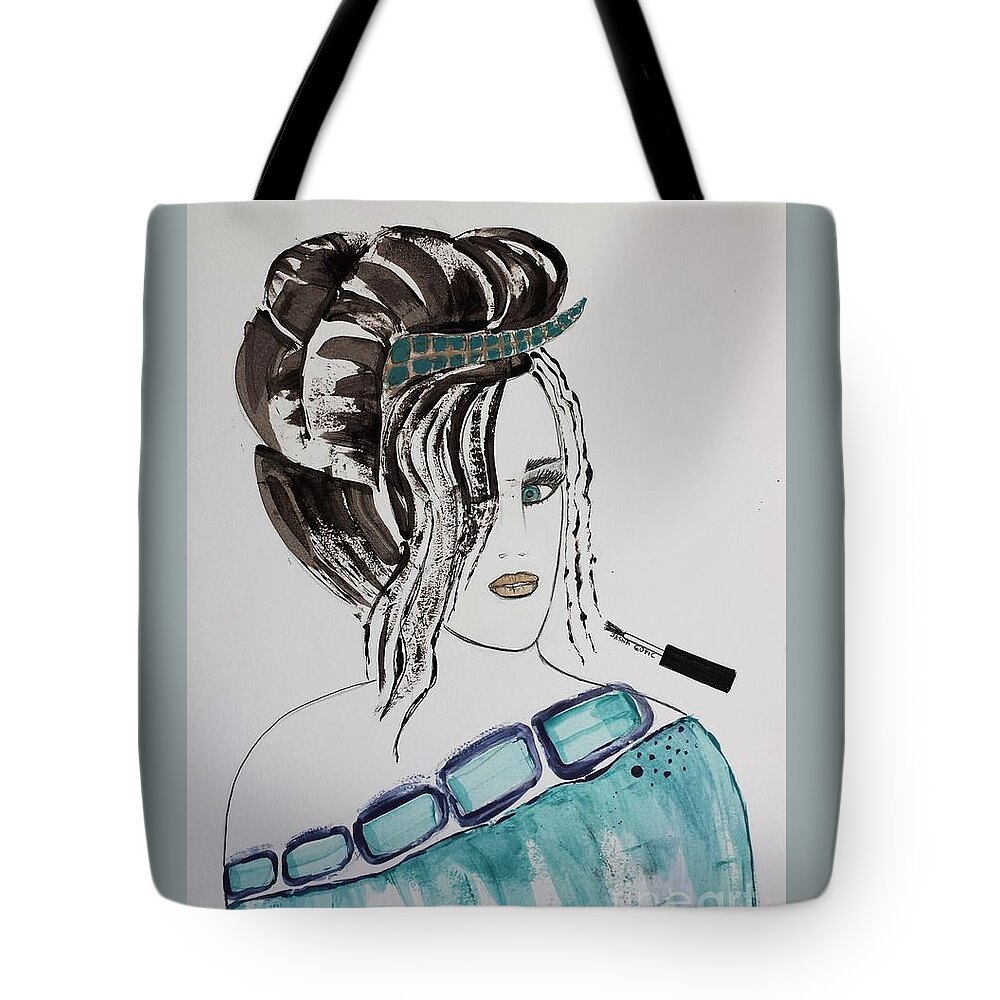 Pretty Tote Bag featuring the photograph Pretty Lady by Jasna Gopic