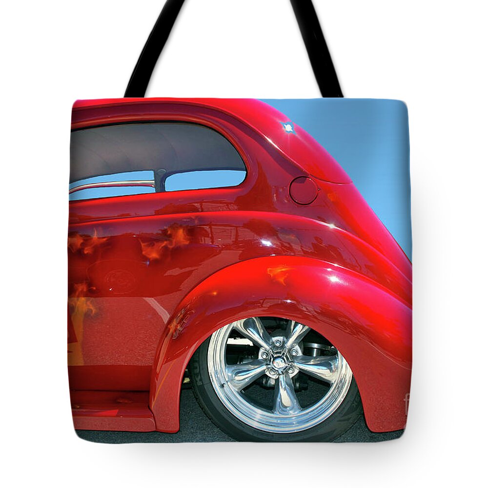 Custom Car Tote Bag featuring the photograph Pretty Rear Quarter by Bill Thomson