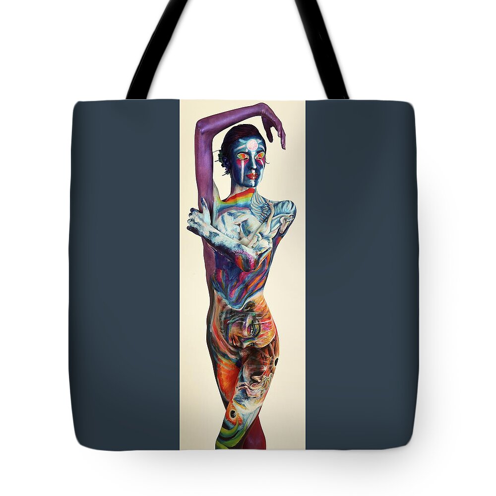 Pride Tote Bag featuring the photograph Pride 2 by Angela Rene Roberts and Cully Firmin