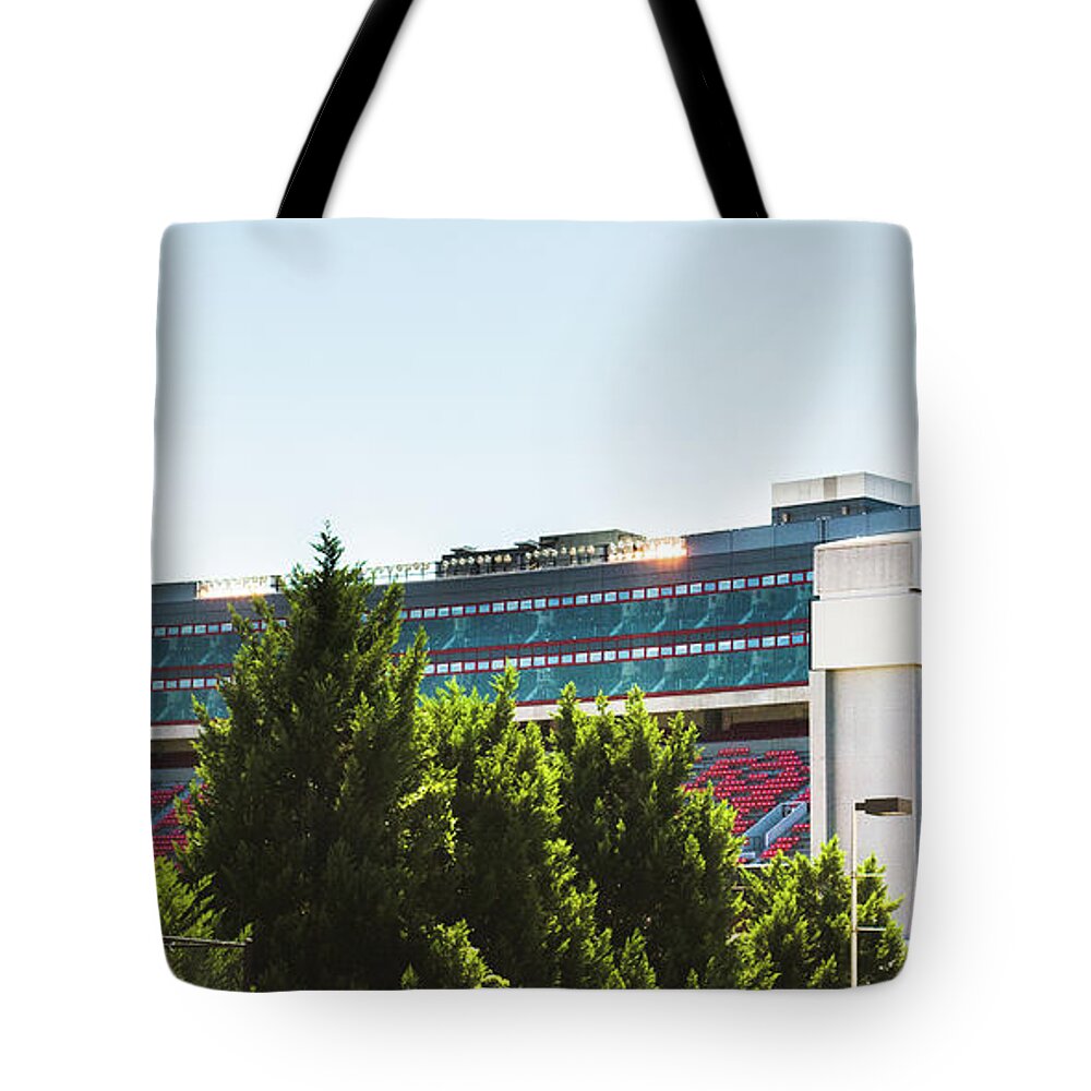 Georgia Tote Bag featuring the photograph Pride of Athens by Parker Cunningham