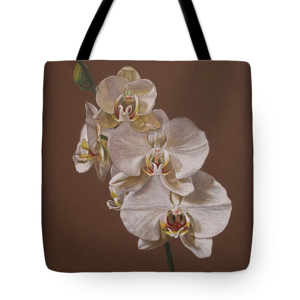 Flowers Tote Bag featuring the drawing Prime of Life 2 by Jan Lawnikanis
