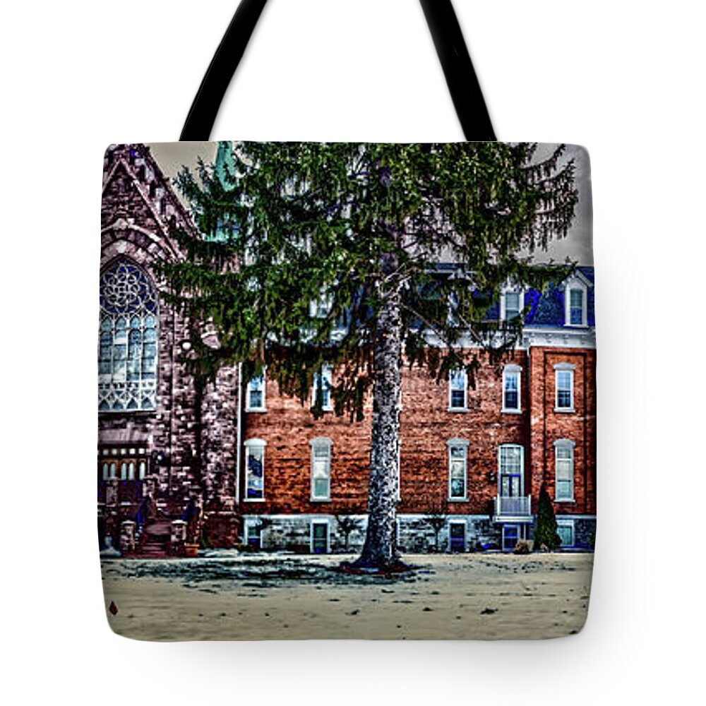 Sacred Heart Academy Tote Bag featuring the photograph Prince Street by William Norton