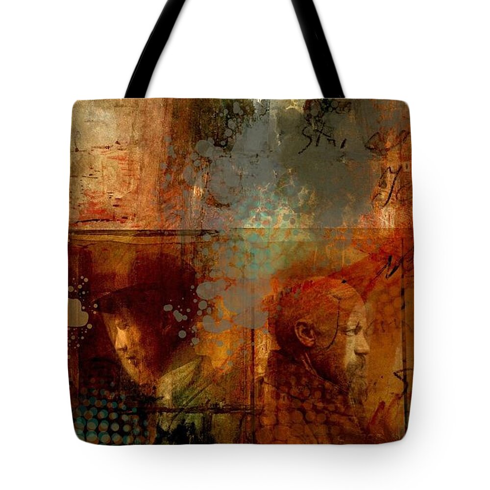 Abstract Tote Bag featuring the photograph Profiler by Jim Vance