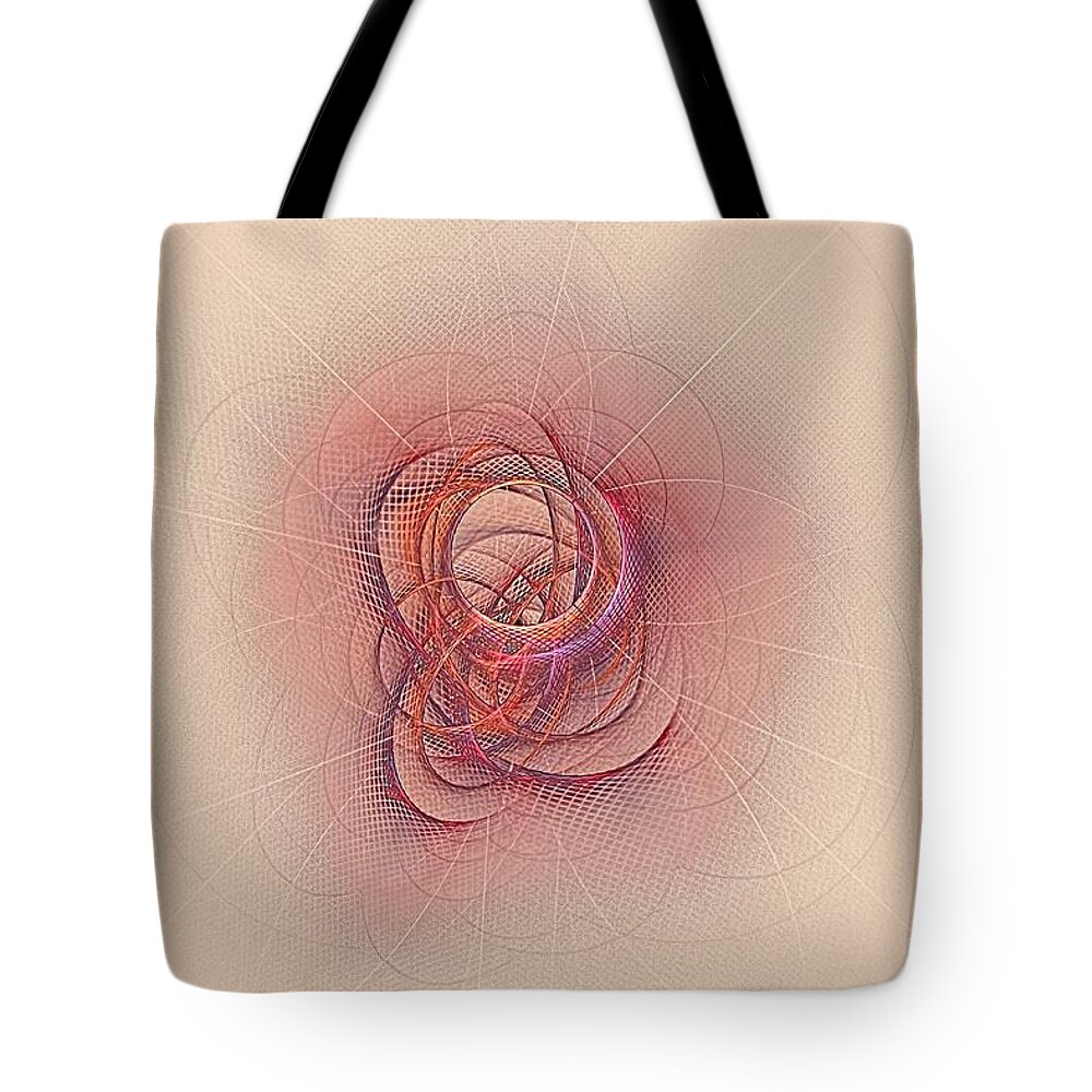 Fractal Art Tote Bag featuring the digital art Promise 1 New Freedom by Doug Morgan