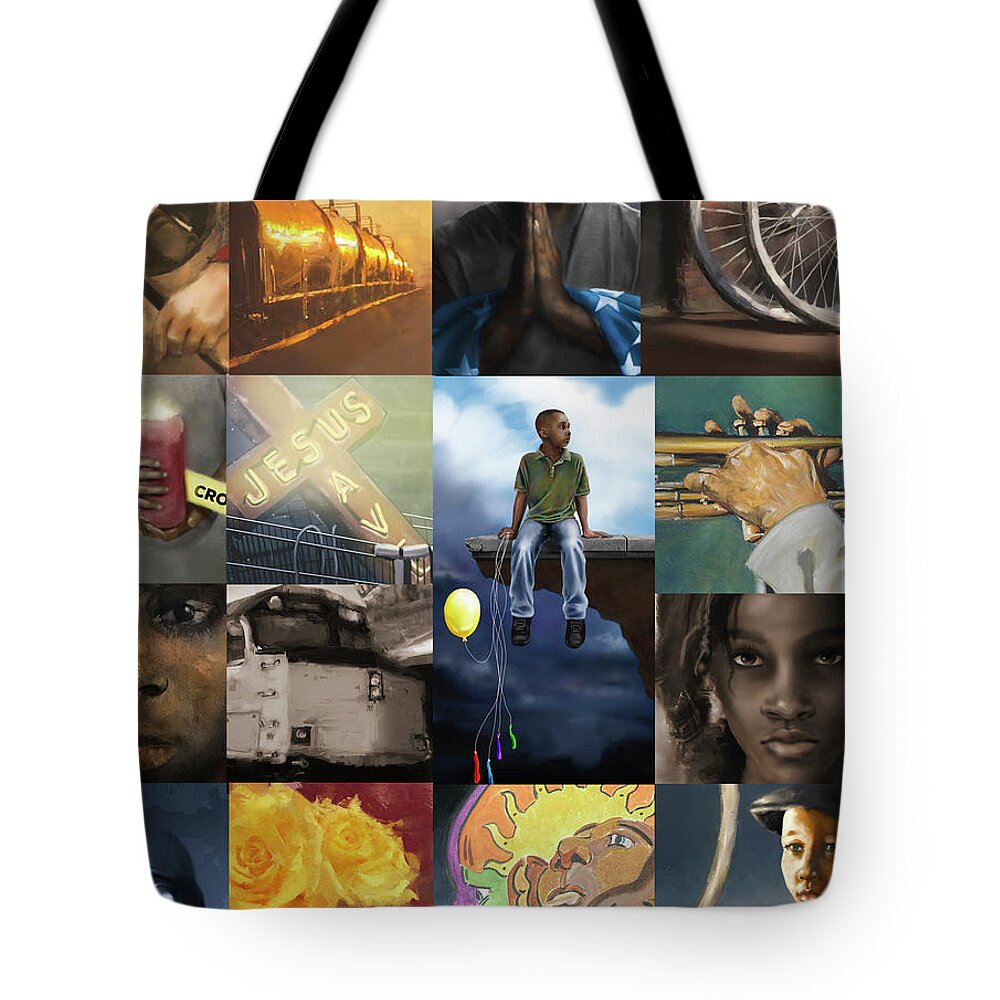  Tote Bag featuring the digital art Promotional 01 by Dwayne Glapion