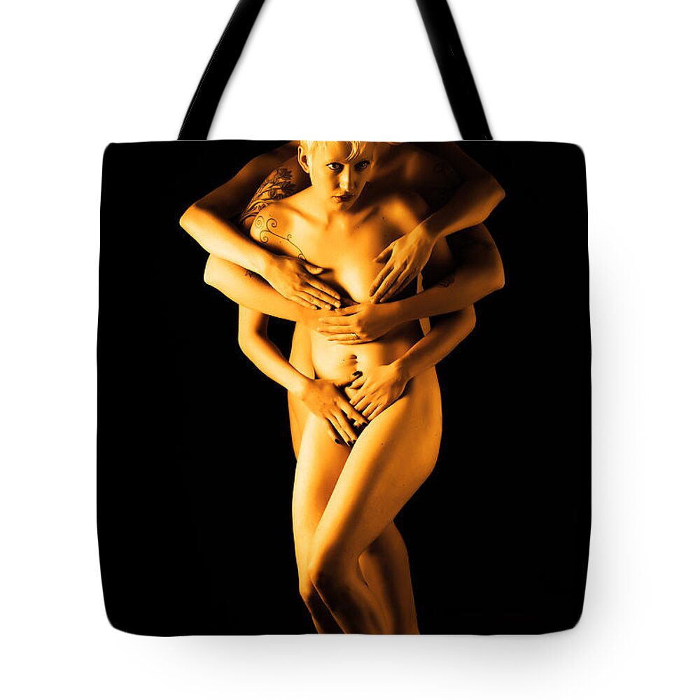 Artistic Photographs Tote Bag featuring the photograph Protected by others by Robert WK Clark