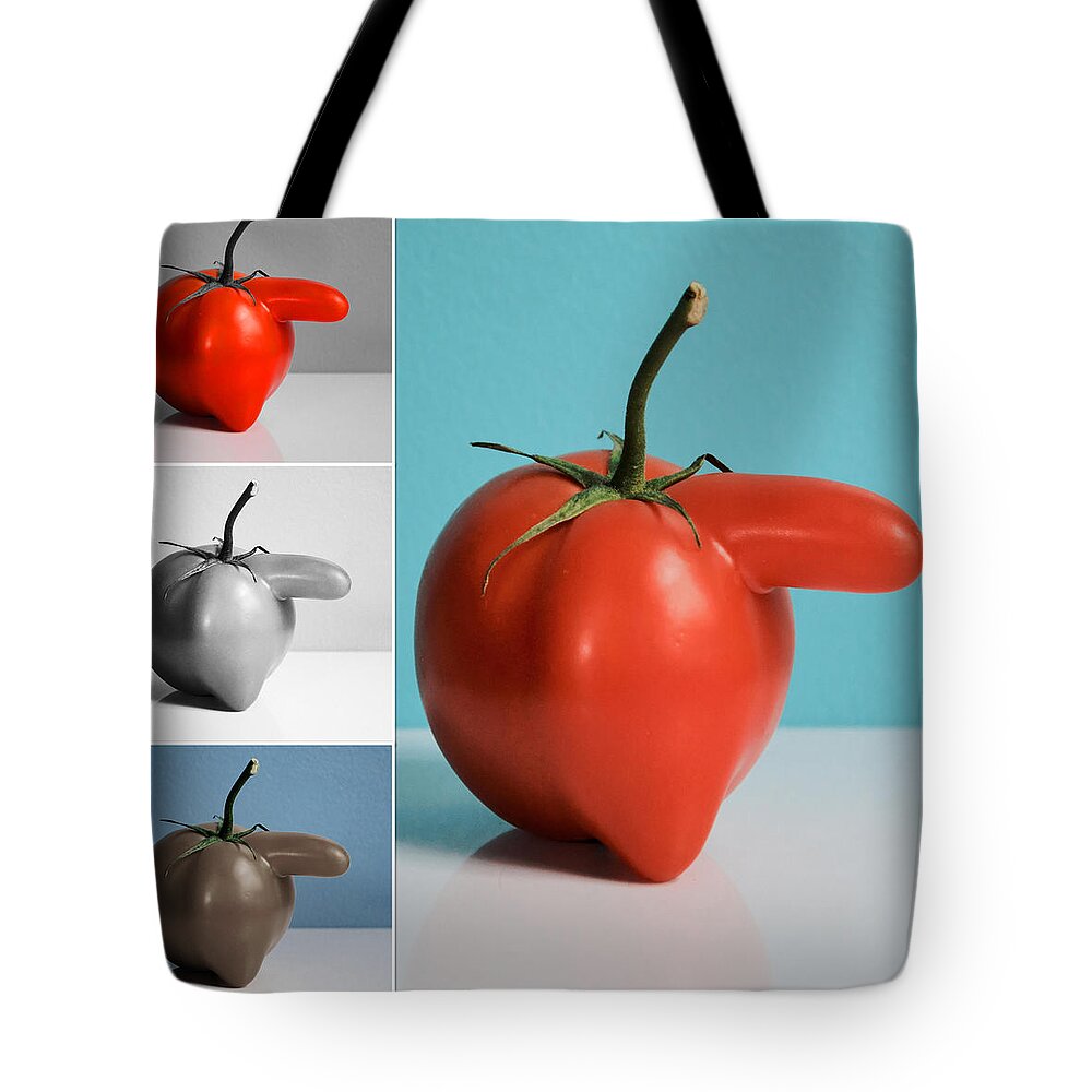 Protrusive...second Tote Bag featuring the photograph Protrusive...second by Tom Druin
