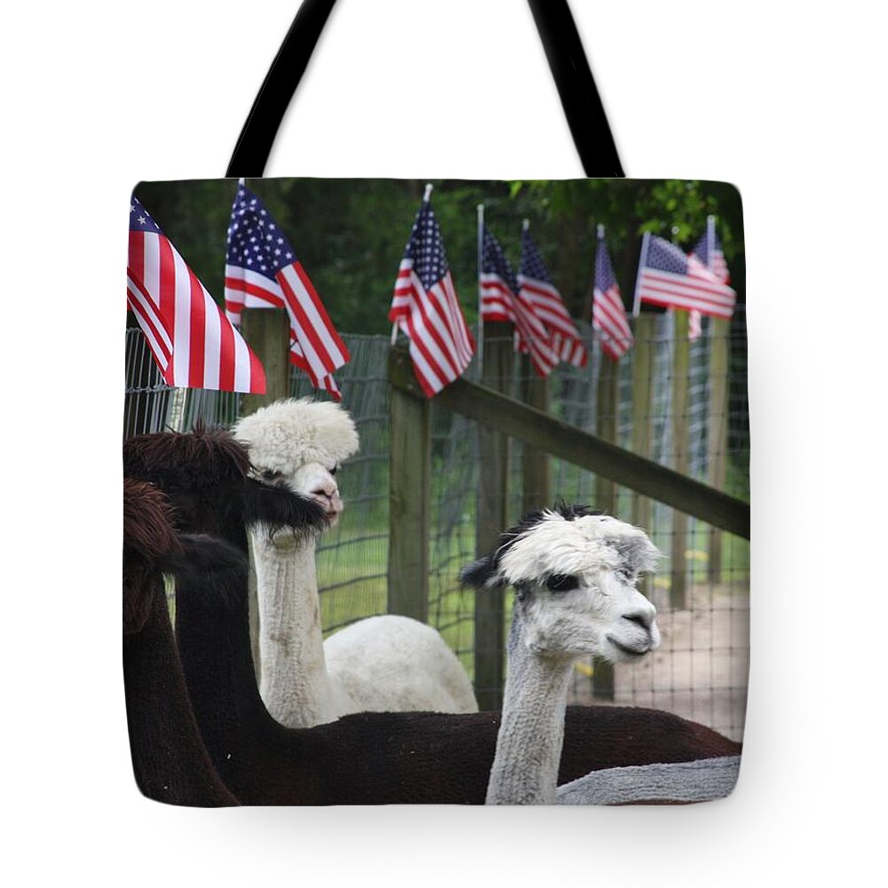 Purity Tote Bag featuring the photograph Proud to be Americans by Vadim Levin