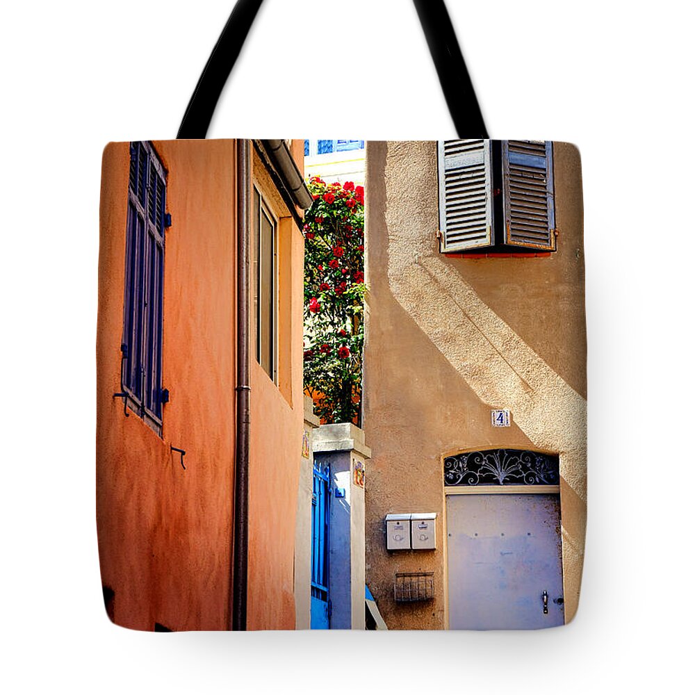 Provence Tote Bag featuring the photograph Provencal Passage by Olivier Le Queinec