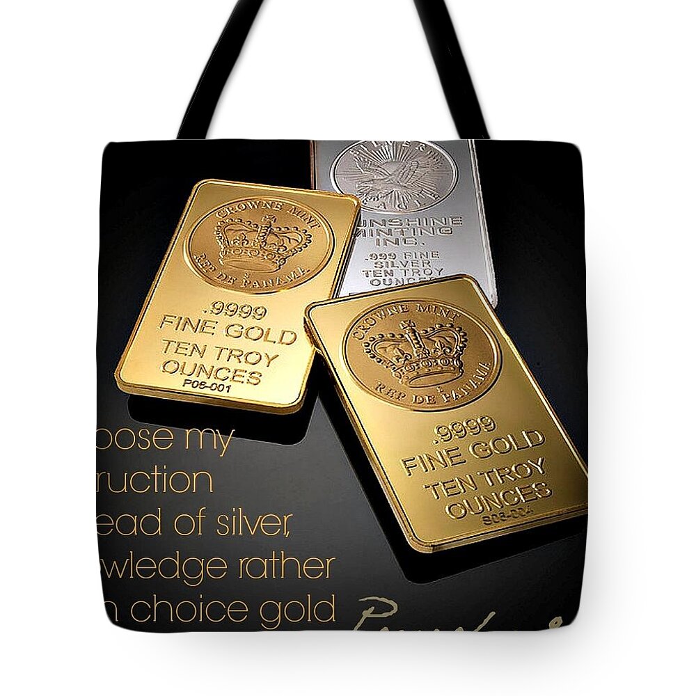  Tote Bag featuring the photograph Proverbs120 by David Norman