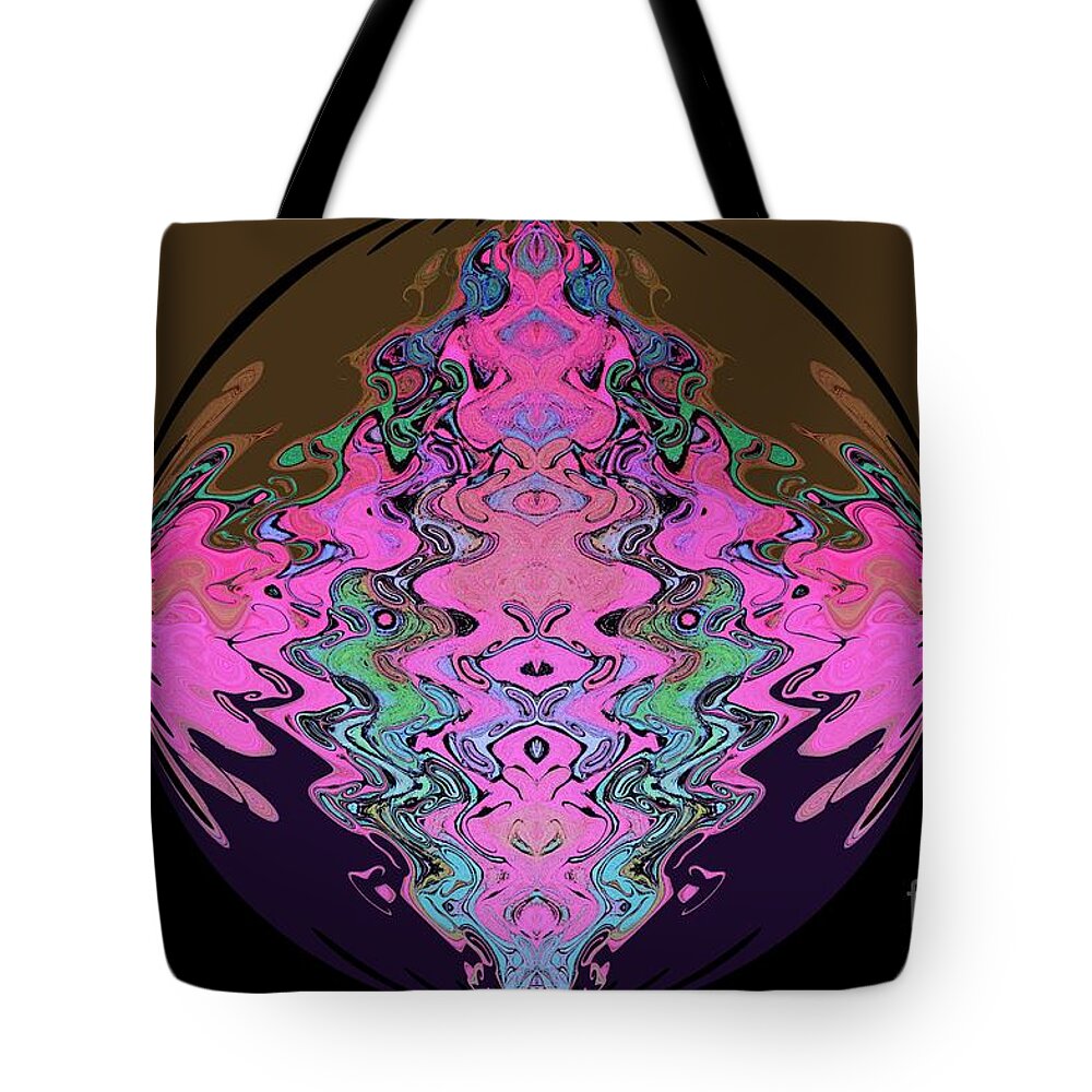 Psychedelic Art Tote Bag featuring the photograph Psychedelic by Beverly Shelby