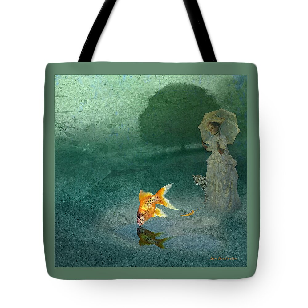 Scenery Tote Bag featuring the digital art Pure of Heart by Sue Masterson