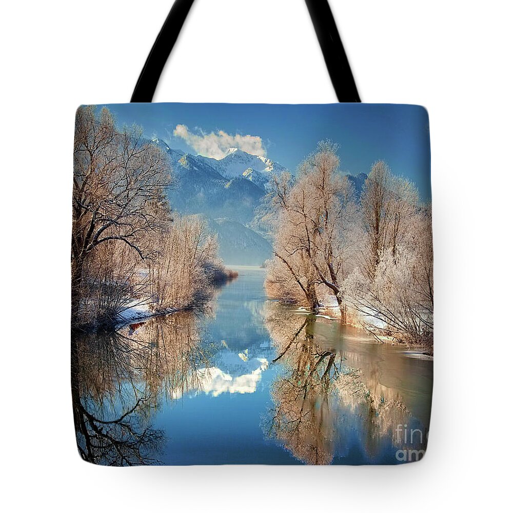 Nag003737 Tote Bag featuring the photograph Purity of Winter by Edmund Nagele FRPS