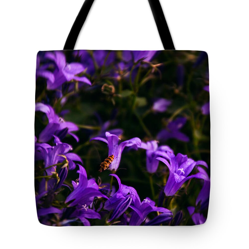  Tote Bag featuring the photograph Purple Flowers by Manuel Parini