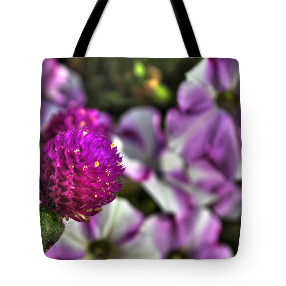 Buffalo Tote Bag featuring the photograph Purple Study by Michael Frank Jr