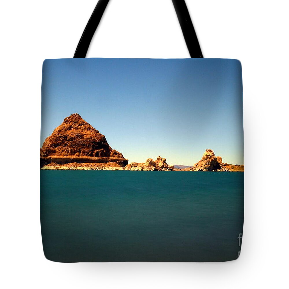 Lake Tote Bag featuring the photograph Pyramid Lake by Catherine Lau
