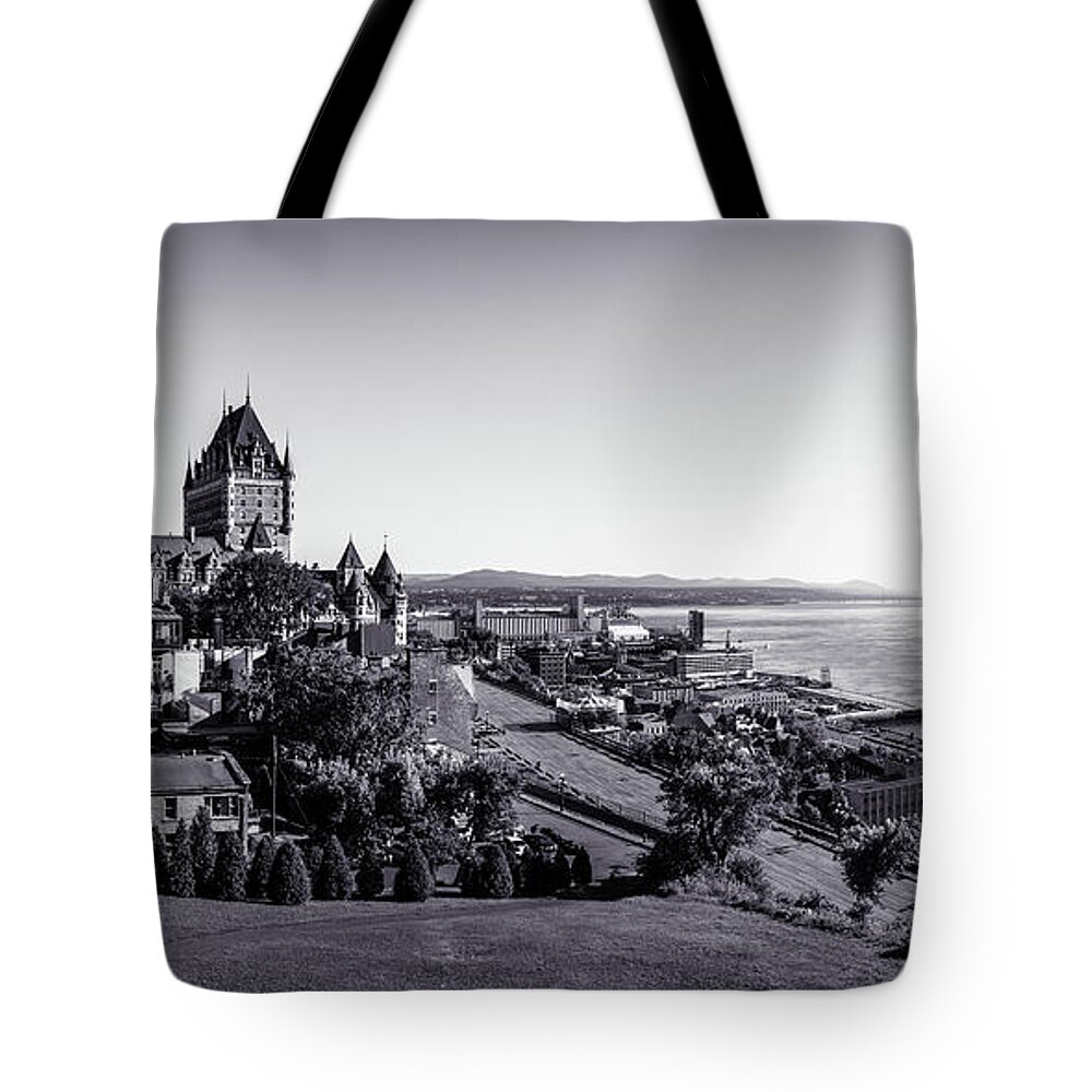 19th Century Tote Bag featuring the photograph Quebec City by Chris Bordeleau