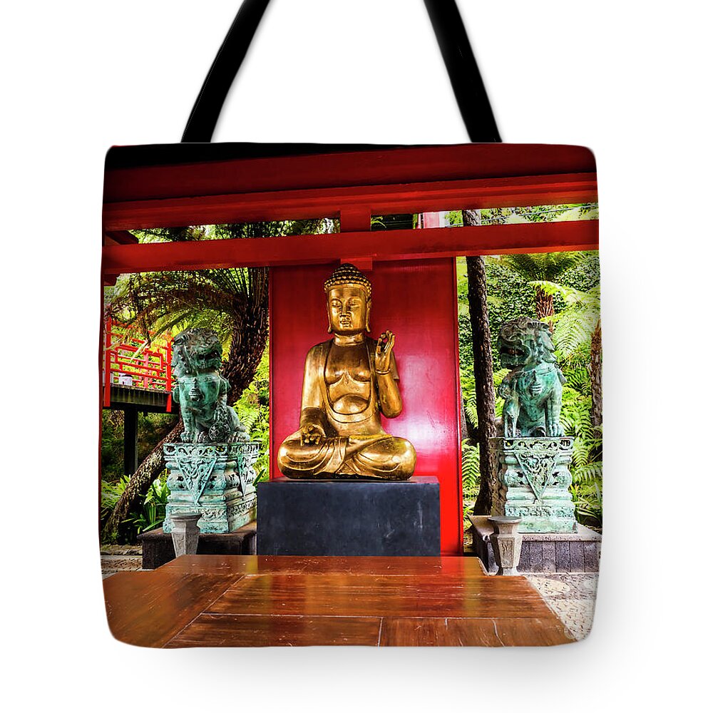 Tropical Tote Bag featuring the photograph Quiet Contemplation on Wisdom by Brenda Kean