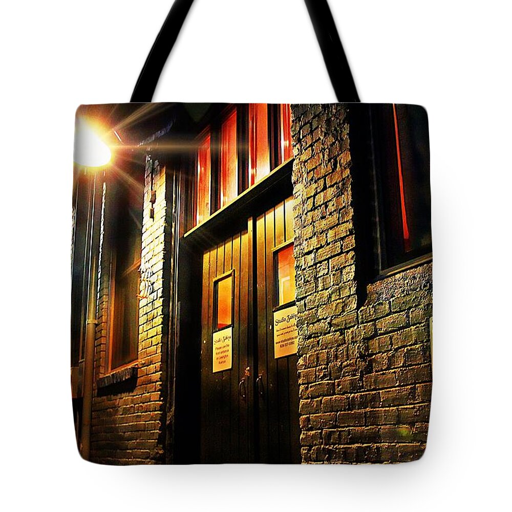 Asheville Tote Bag featuring the photograph Quiet Zone by Jessica Brawley