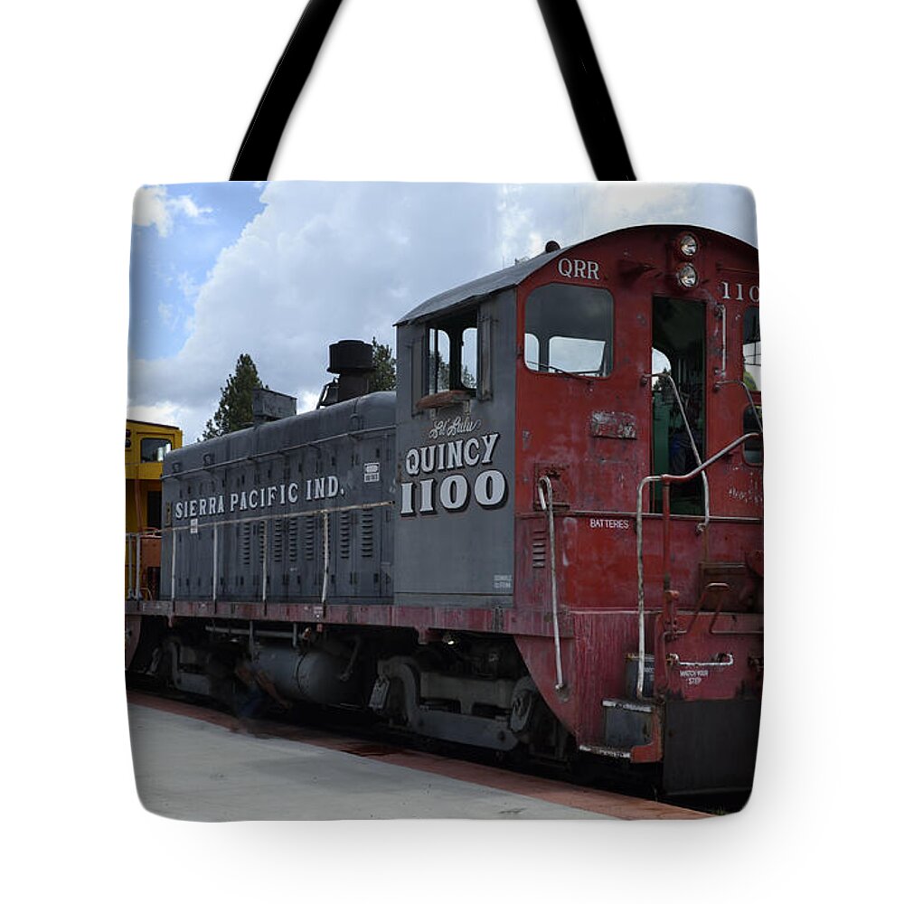 Engine Tote Bag featuring the photograph Quincy 1100 Engine by Holly Blunkall
