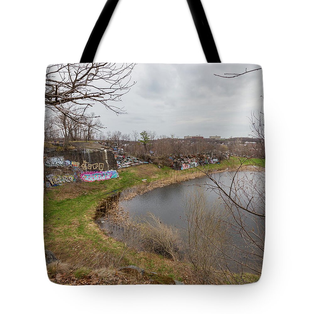 Quincy Quarries Tote Bag featuring the photograph Quincy Quarries 3 by Brian MacLean