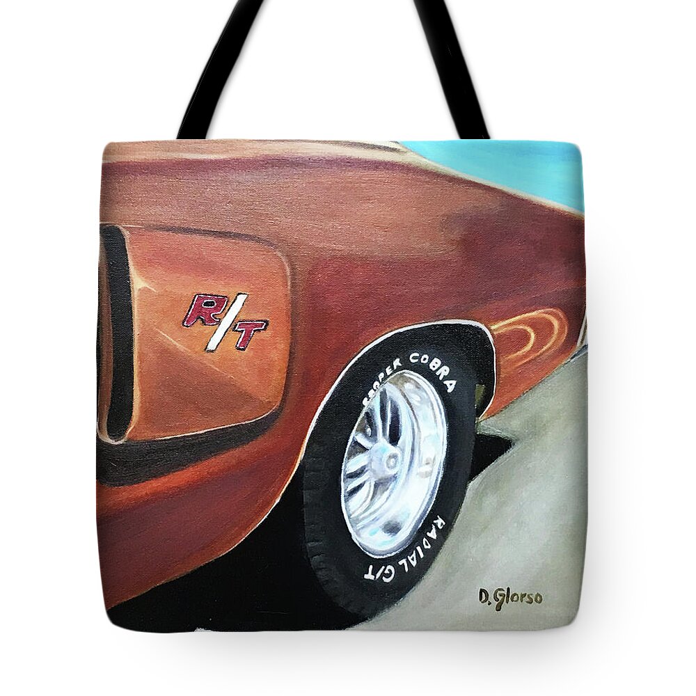 #glorso Tote Bag featuring the painting R-T Side Scoop by Dean Glorso