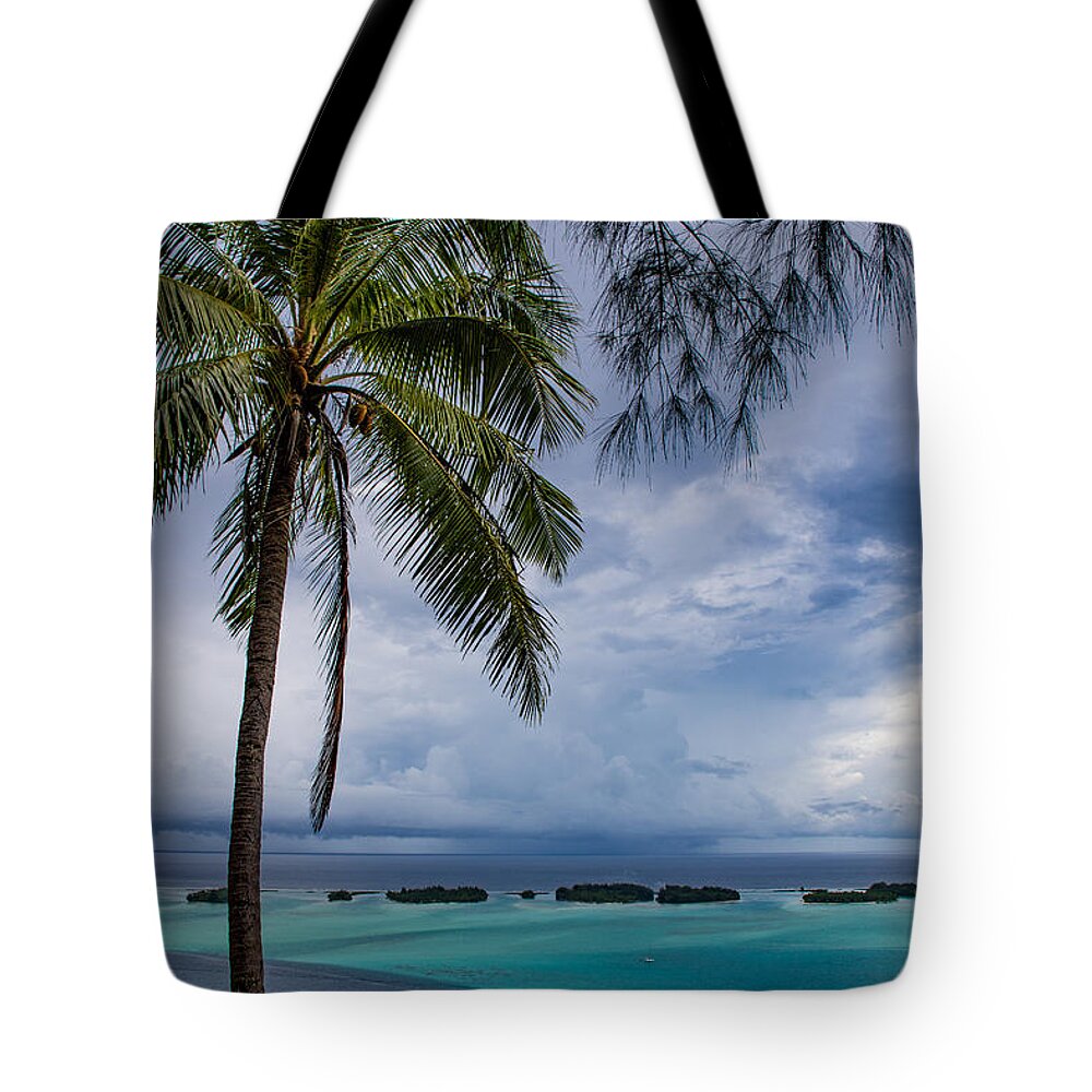 French Tote Bag featuring the photograph Raiatea's Lagoon 2 by Martin Naugher