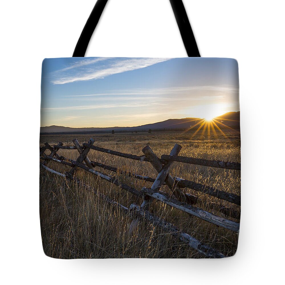 Eastern Idaho Tote Bag featuring the photograph Railroad Ranch by Idaho Scenic Images Linda Lantzy
