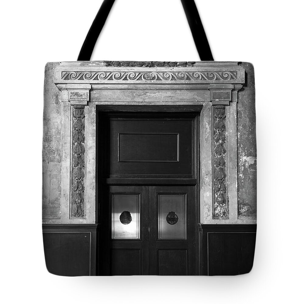 Door Tote Bag featuring the photograph Railway Station Doorway by Rick Pisio