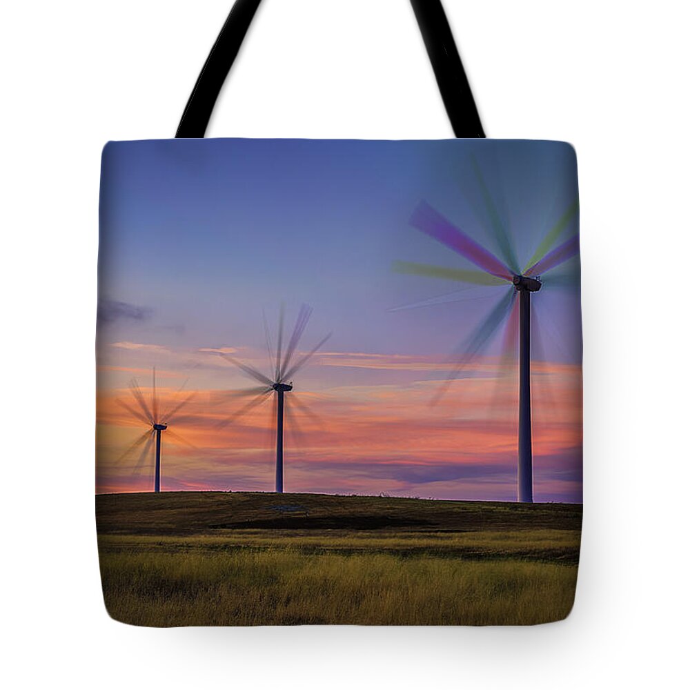 Anti-aging Tote Bag featuring the photograph Rainbow Fans by Don Hoekwater Photography