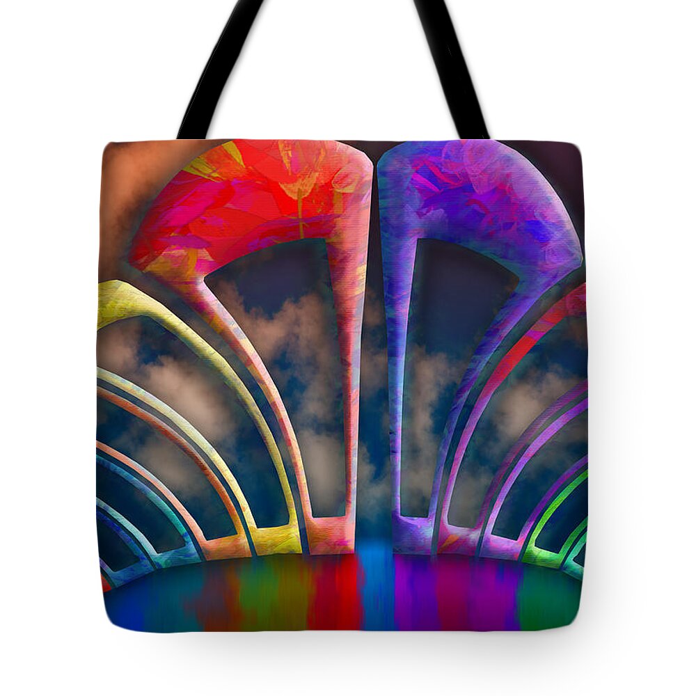 Photography Tote Bag featuring the photograph Rainbow Hill by Paul Wear