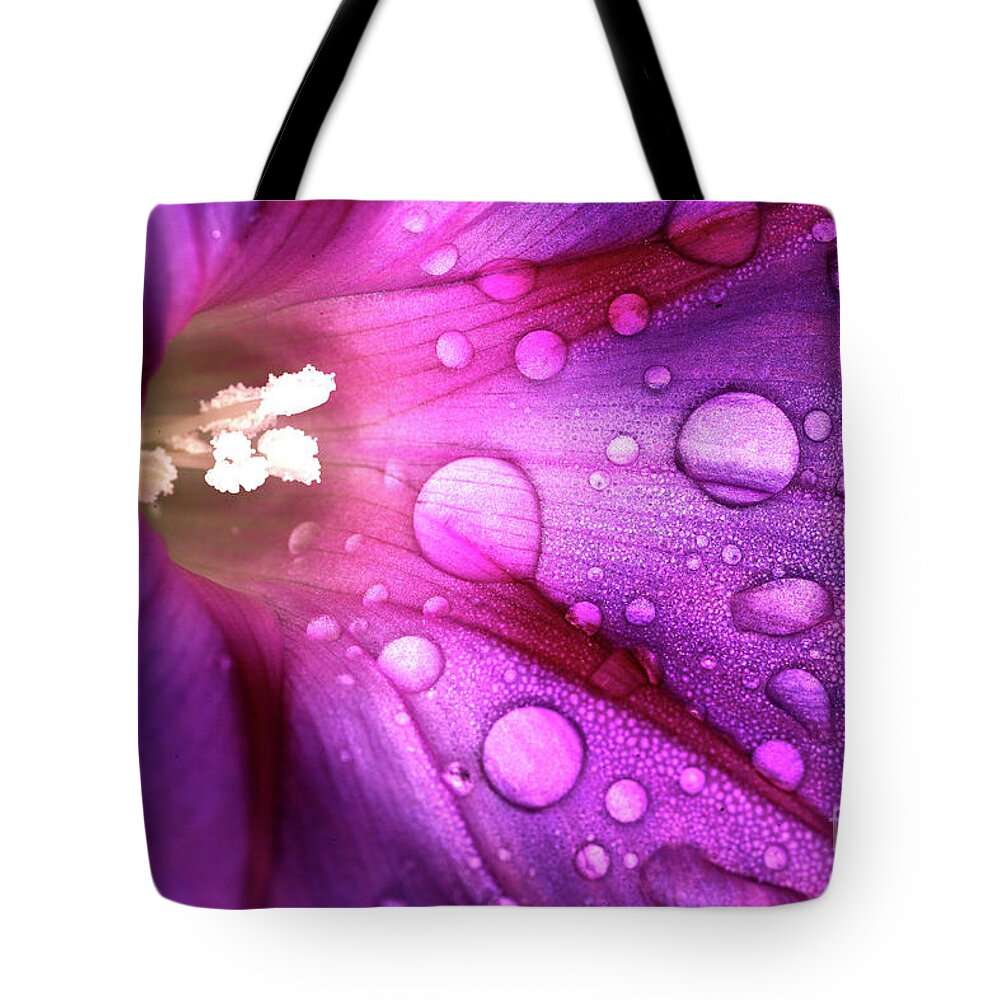  Tote Bag featuring the digital art Raindrop by Darcy Dietrich