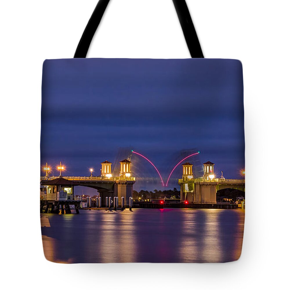 America Tote Bag featuring the photograph Raising Bridge of Lions by Rob Sellers